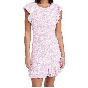 Lost + Wander Let’s Go To Paris Floral Smocked Mini Dress | Small